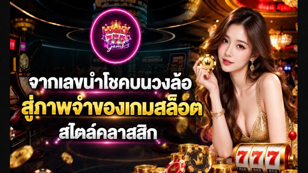 lucky777 จากเลขนำโชคบนวงล้อสู่ภาพจำของเกมสล็อตสไตล์คลาสสิก